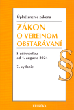 Zákon o verejnom obstarávaní - úplné znenie zákona