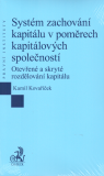 Systém zachování kapitálu v poměrech kapitálových společností