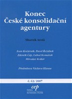 Konec České konsolidační agentury - Sborník č. 63 / 2007