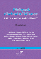 Přebytek obchodní bilance - zázrak, nebo zákonitost?